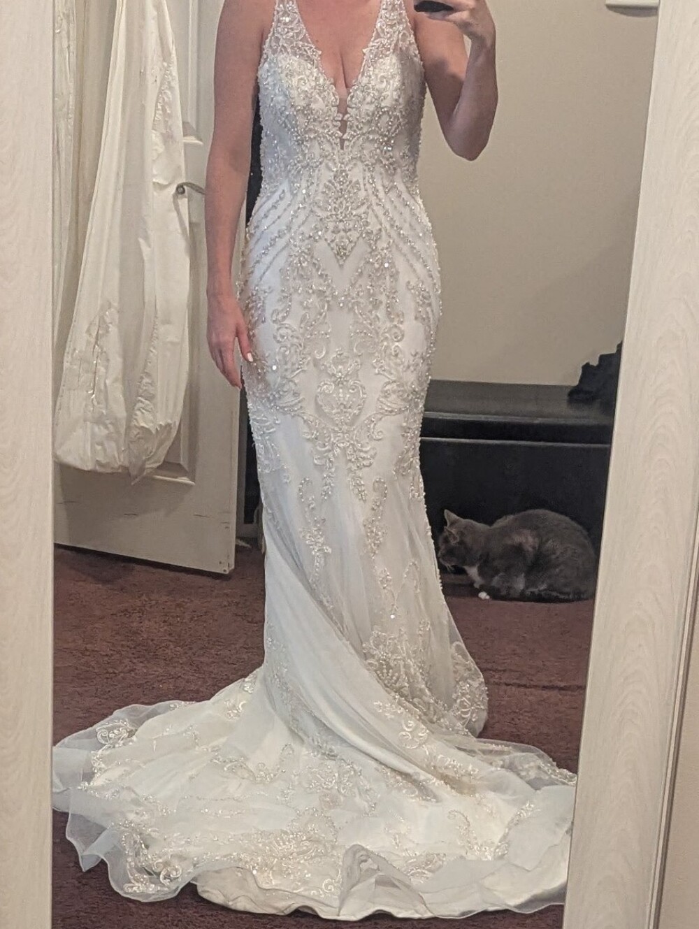Martin Thornburg 219210 Taylor V-Neckline Wedding Dress